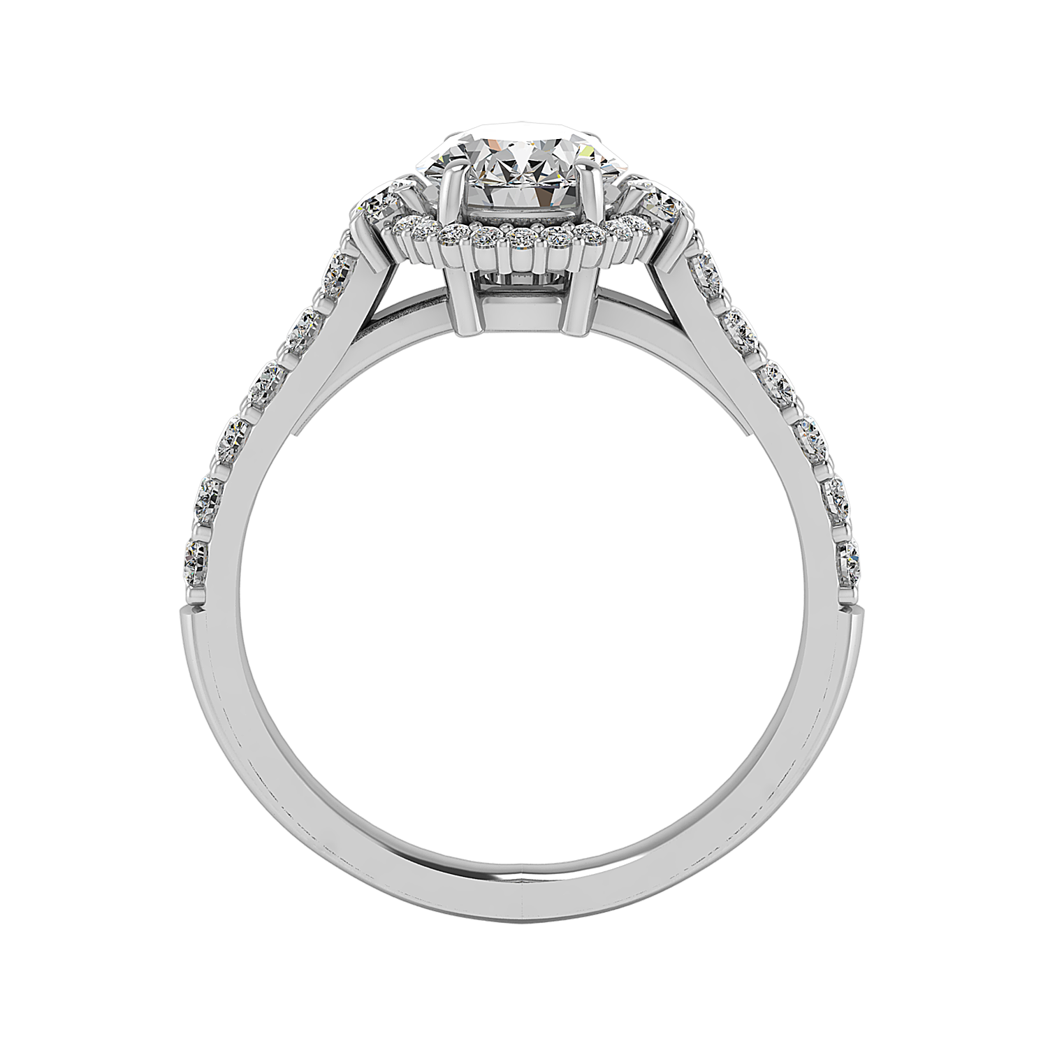 Annie Halo Engagement Ring